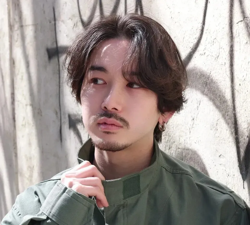 毛流れセンターパート